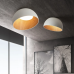 52066 Плафонска светилка MEZZIA LED 36W 3000K Бела и Дрво Ф52 Luxen